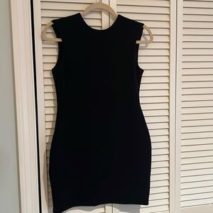 Sexy Black Reversible Cocktail Dress